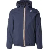 Kway Blaue Herrenjacke mit Kapuze: nachhaltig, wasserdicht und atmungsaktiv