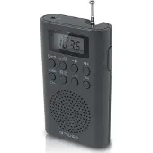Muse M-03 R, Tragbar, Analog, FM, PLL, LCD, Schwarz, Tasten