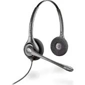 HP Poly H261N Supraplus Binaurales Headset mit Tasche TAA, Verkabelt & Kabellos, Büro/Callcenter, Kopfhörer, Schwarz