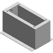 Abl Sockel für Ladesäulen eMC2, Einbausockel 160 mm EMC9998