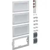 Hager FZ444B Verbindungssatz, univers, vertikal, für Schrank 4-feldrig T:160/205mm
