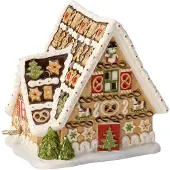 Villeroy & boch Weihnachtsfigur "Lebkuchenhaus mit Spieluhr Christmas Toys bunt"