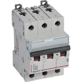 Legrand 409502 DX3 Leitungsschutzschalter D-Charakteristik, 32A, 3-polig, 10kA, 400VAC, 3TE
