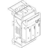 ABN XTR609 NH-Trenner Gr,00 mit Universal Anschluss Montage auf Sammelschienen 60mm, EBM 70mm