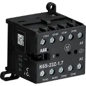 ABB K6S-22Z-1.7-71 Kleinhilfsschütz, 24 V DC, 1,7 W GJH1213001R7221