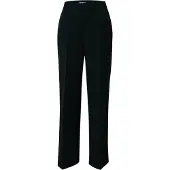ONLY Anzughose "ONLHATTIE-LANA HW W MEL PANT TLR NOOS", Damen, Gr. 42, Länge 32, schwarz, Web, Obermaterial: 80% Polyester, 15% Viskose, 5% Elasthan, unifarben, lang, Hosen Anzughose, Materialmix
