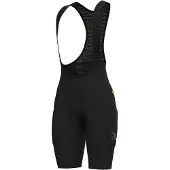 ALÉ Kurze Fahrradhose mit Trägern - GRAVEL-PRO OFF ROAD - Schwarz XS