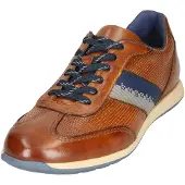 Bugatti Herren Low Sneaker Braun Glattleder Größe: 40