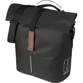 Basil City Shopper Mik Fahrradtasche 16l Schwarz Schwarz One Size