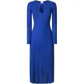 Pepe Jeans für Damen. PL953642 Natasha Kleid blau (S), Lässig, Polyester, Langarm