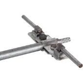 Dehn 620012 TE-Anschlussschelle St/tZn D 20mm beidseitig m. KS-Verbinder f. Rd 7-10mm AS TE 20 2XKSV 7.10 STTZN ASTE202XKSV710STTZN - 10 Stück