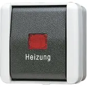 JUNG 806 H W AP/WD-Heizung-Notwechselschalter