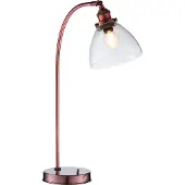 ENDON Tischleuchte Hansen | 1-flammig | 40W E14 | Metall/Glas