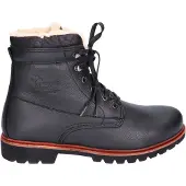 Panama jack Winterboots AVIATOR Herren Glattleder Schwarz Größe: 44
