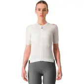 Castelli Damen Espresso W Jersey Technisches Trikot, Ivory/Dark Gray, X-Large
