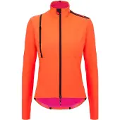 Santini - Women's Vega+ Winter Jacket - Fahrradjacke Gr L rot