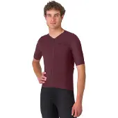 Castelli Premio Evo Kurzarmtrikot in Bordeauxrot, Größe S