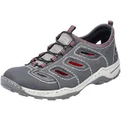Rieker Herrenschuhe Slipper Grau Freizeit