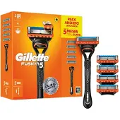 Gillette FUSION 5 machine + 5 spare parts
