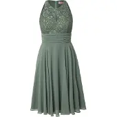 Vera Mont Abendkleid "Abendkleid mit Spitze", Damen, Gr. 36, EURO, grün (light aventurine), 100% Polyester PES., Kleider Abendkleid
