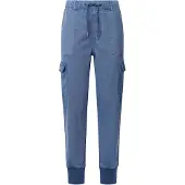 Pepe Jeans für Damen. PL211811 Jogginghose New Crusade blau (S), Lässig, Baumwolle, Nachhaltig