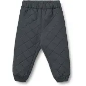 Wheat Thermohose "Thermo Pants Alex", Mädchen, Gr. 86, N-Gr, blau (ink), Web, Obermaterial: 100% Polyester, unifarben, regular fit knöchellang, Hosen Thermohose