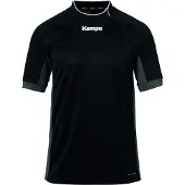 Kempa Prime Shirt Handballshirt mit asymmetrischem Kragen für Herren XS Weiß/Sch