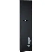 Hager XEVA110 Standsäule eckig für Ladestation witty share/solar/start, einseitig bestückbar