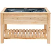 Westmann , Stelzenhochbeet Emily mit Boden, natur, 120 x 65 x 75 cm (B x T x H)