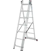 Krause Corda Aluminium-Vielzweckleiter 3x7 Sprossen