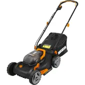 WORX Akkurasenmäher "WG743E" 40V/ 2x4Ah 500m², 40cm/20-80mm, 45 Liter