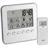TFA-Dostmann TFA - Funk-Wetterstation QUADRO - 35.1098.54 - silber