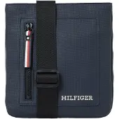 Tommy Hilfiger Herren Umhängetasche Blau mit Verstellbarem Gurt und Reißverschluss