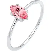 Elli Ring Verlobung Marquise Zirkonia Stein 925 Silber Elli Rosa