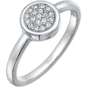 Elli Ring-Set "Ring Kristalle Elegant Solitäre Silberfarben" Gr. 56, silber, Fingerringe, Damen, 56,mit Stein, Messing, Ring-Set