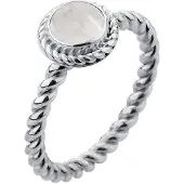 Nenalina Silberring "Ring Mondstein Geburtsstein Juni Trend Stilvoll 925 Silber" Gr. 54, weiß, Fingerringe, Damen, 54, Silber 925 (Sterlingsilber), Silberring