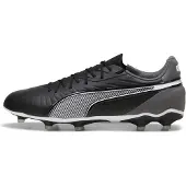 Puma Fußballschuh "KING MATCH FG/AG", Damen, Gr. 40, Textil, schwarz (schwarz, weiß, cool schwarz gray), Synthetik, Schuhe Fußballschuh, für Rasen- und Kunstrasenplätze