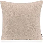 Hock Dekokissen H.O.C.K. "Fino", beige (beige, natur, unifarben), B:45cm H:10cm L:45cm, Polyester, Dekokissen_Sitzkissen_Kissenhüllen, Dekokissen, Kissenhülle mit Füllung, 1 Stück
