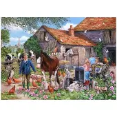The House of Puzzles Puzzle MacDonalds Farm 500 XL Teile Bauernhof
