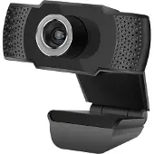C-TECH Webcam CAM-07HD, 720P, Mikrofon, black