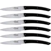 Laguiole Jean Dubost Messer Set 6 tlg., Acrylic Black