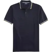 Olymp Poloshirt "Casual" farbliche Kontrast-Details