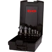 RUKO Kegelsenkersatz 90 ° ULTIMATECUT 4S 6,3-20,5 mm HSS-Co5 6-teilig Kunststoffkassette