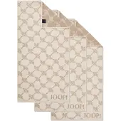 JOOP! Handtuch JOOP "Handtuch Classic / Infinity / Signature 3er Pack", beige (creme cornflower), B:50cm, Obermaterial: 100% Baumwolle CO., Handtücher, Handtuch