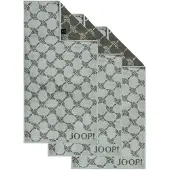 JOOP! Handtuch JOOP "Handtuch Classic / Infinity / Signature 3er Pack", grün (salbei cornflower), B:50cm, Obermaterial: 100% Baumwolle CO., Handtücher, Handtuch