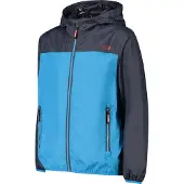 CMP KID Rain Jacket Fixed Hood danube (L854) 104
