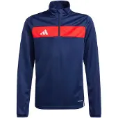 Adidas "TIRO 25 ESSENTIALS KIDS TRAININGSOBERTEIL" für Kinder, mit Reißverschluss, ohne Ausschnitt