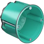 Kaiser 9264-32 Hohlwand Geräte-Verbindungsdose Reinraum mit umlaufender Dichtlippe, Tiefe 62 mm 926432 - 100 Stück