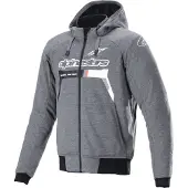Alpinestars Chrome Ignition Hoodie dunkelgrau / weiss XXL