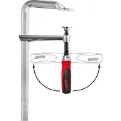 Bessey Ganzstahlschraubzwinge GZ-KG Spann-W.600mm A.120mm 2-K-Klappgriff